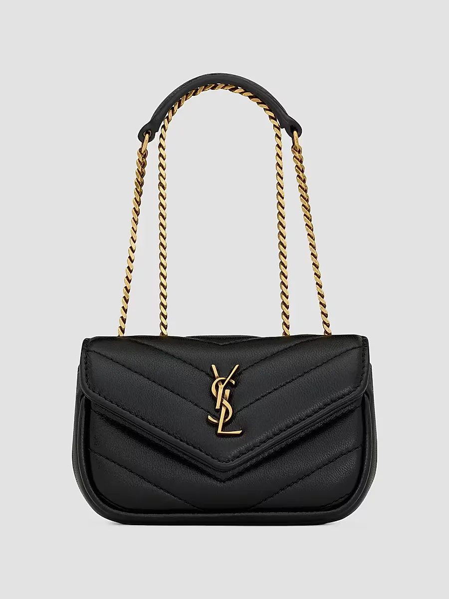 Loulou Micro Shoulder Bag by Saint Laurent