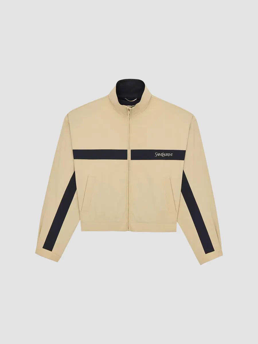 Jacket in Cotton Canvas by Saint Laurent