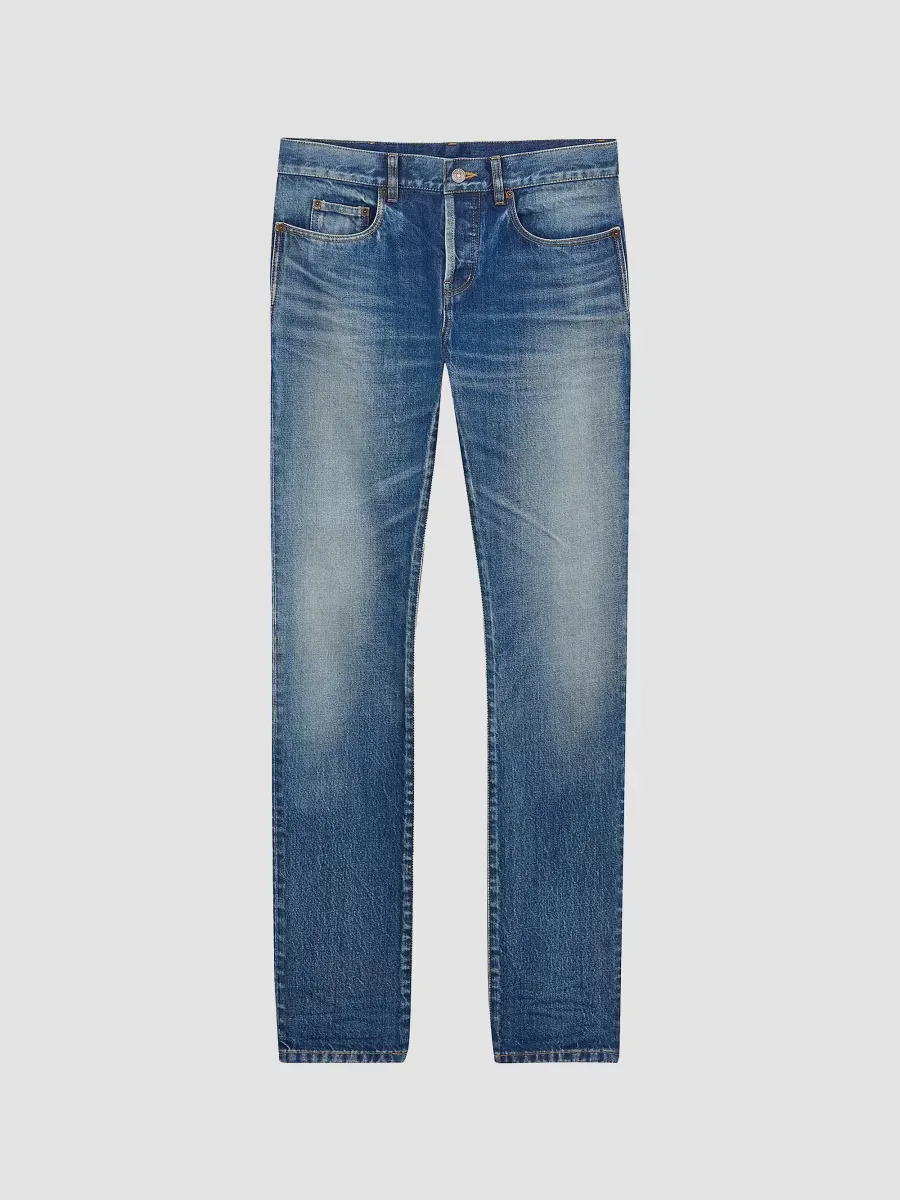Slim Jeans in Denim by Saint Laurent