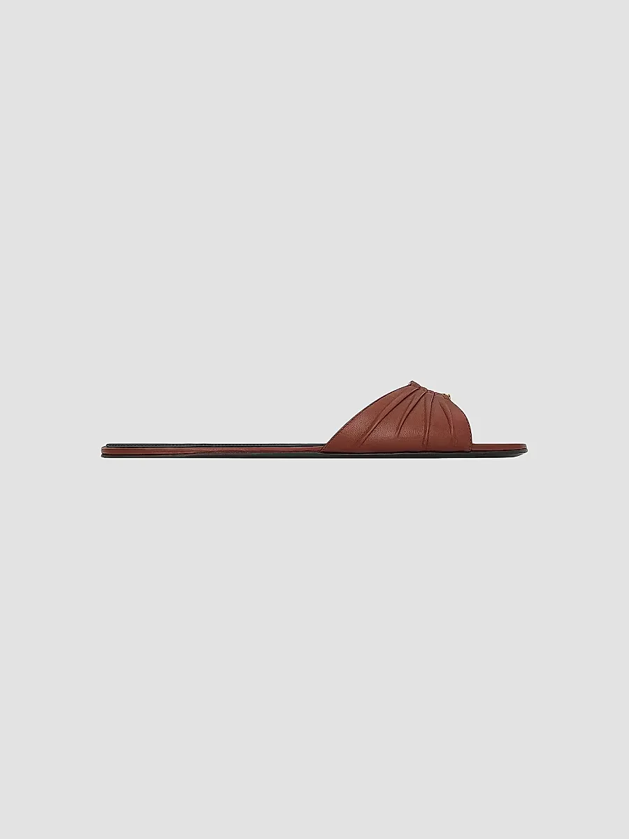 Slides in Smooth Leather