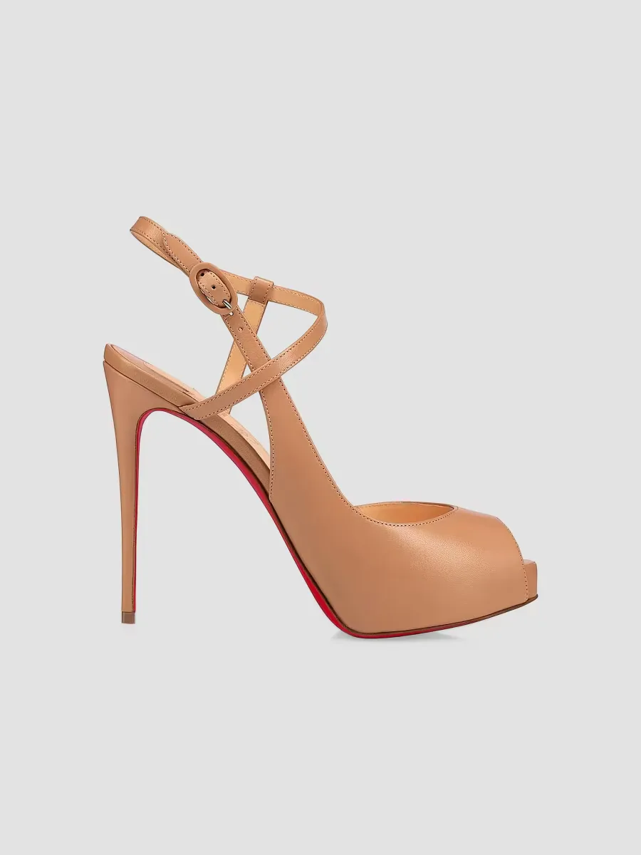 Jenlove Alta Leather 120MM Strappy Pumps