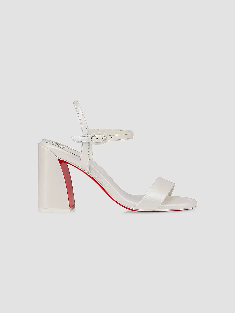 Miss Jane 85MM Leather Sandals by Christian Louboutin