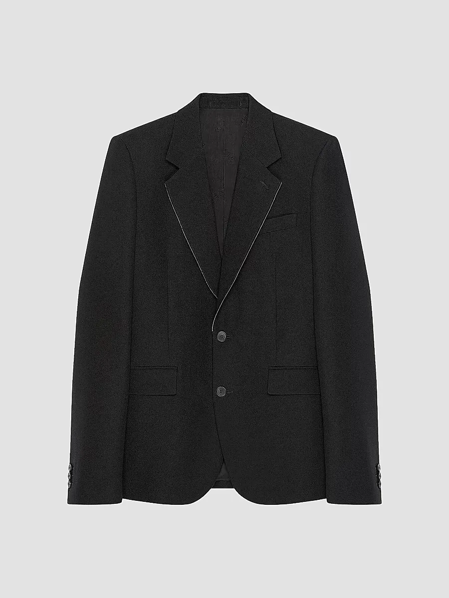 Single-Breasted Fitted Jacket in Wool by GIVENCHY