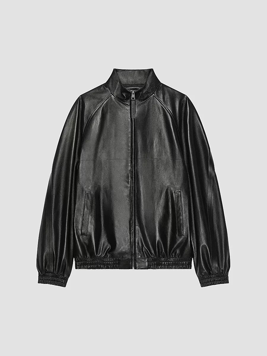 Couture Seam Track Jacket in Nappa Leather by GIVENCHY