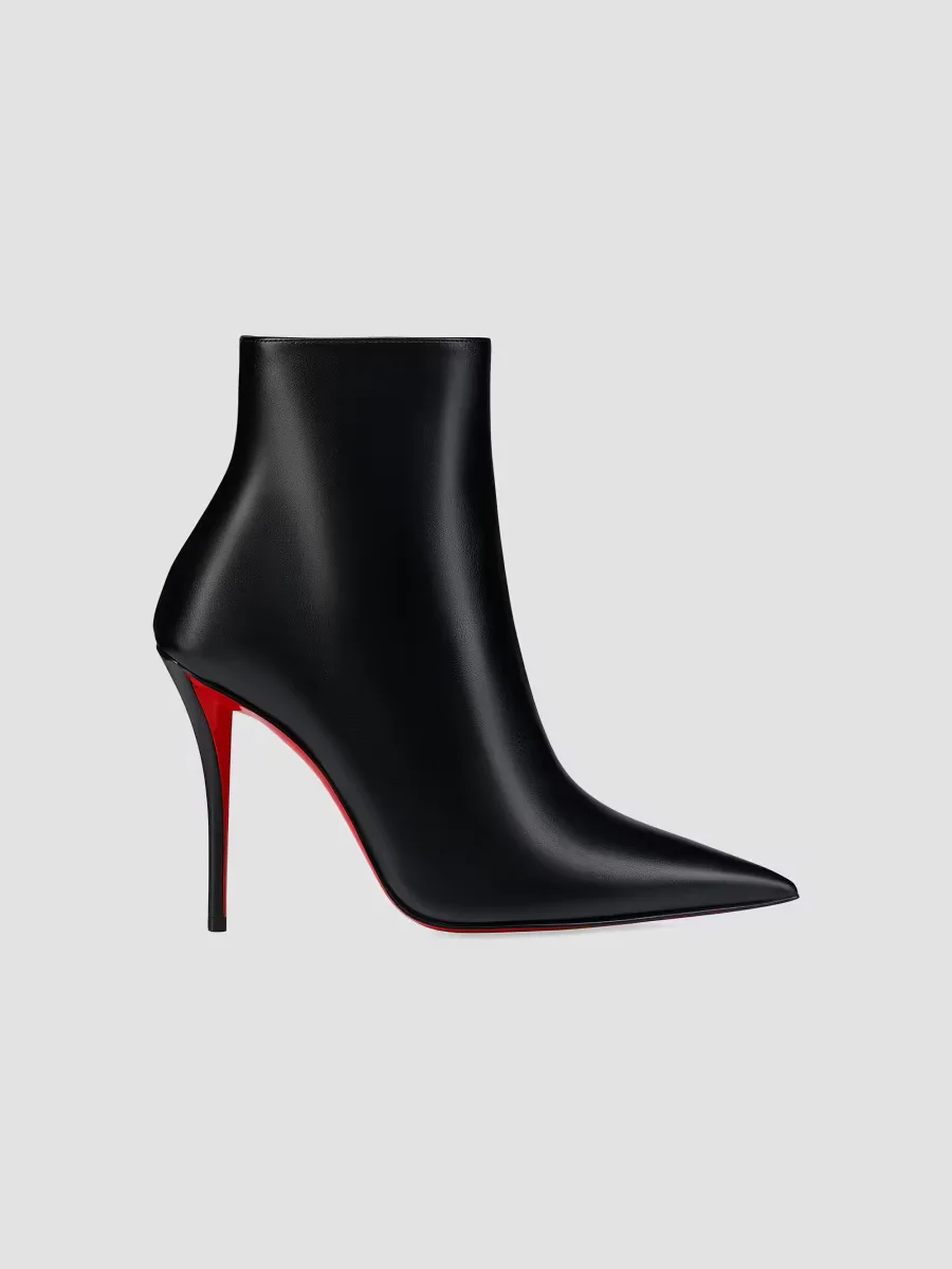 Miss Z 100MM Leather Booty by Christian Louboutin