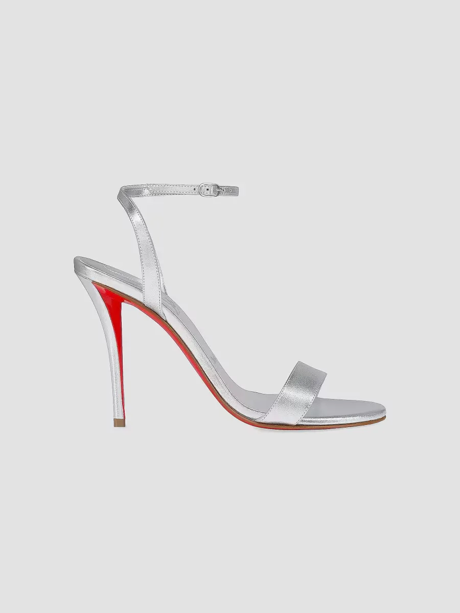 Miss Z 100MM Leather Strappy Sandals by Christian Louboutin