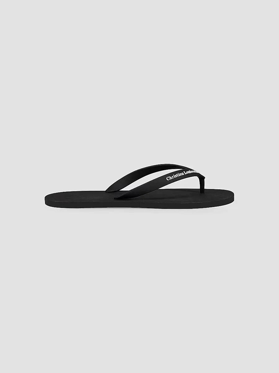 Summer Rubber Thong Sandals by Christian Louboutin