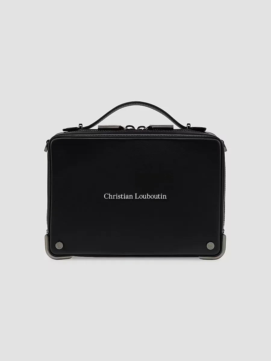Tactical Small Leather Briefcase by Christian Louboutin
