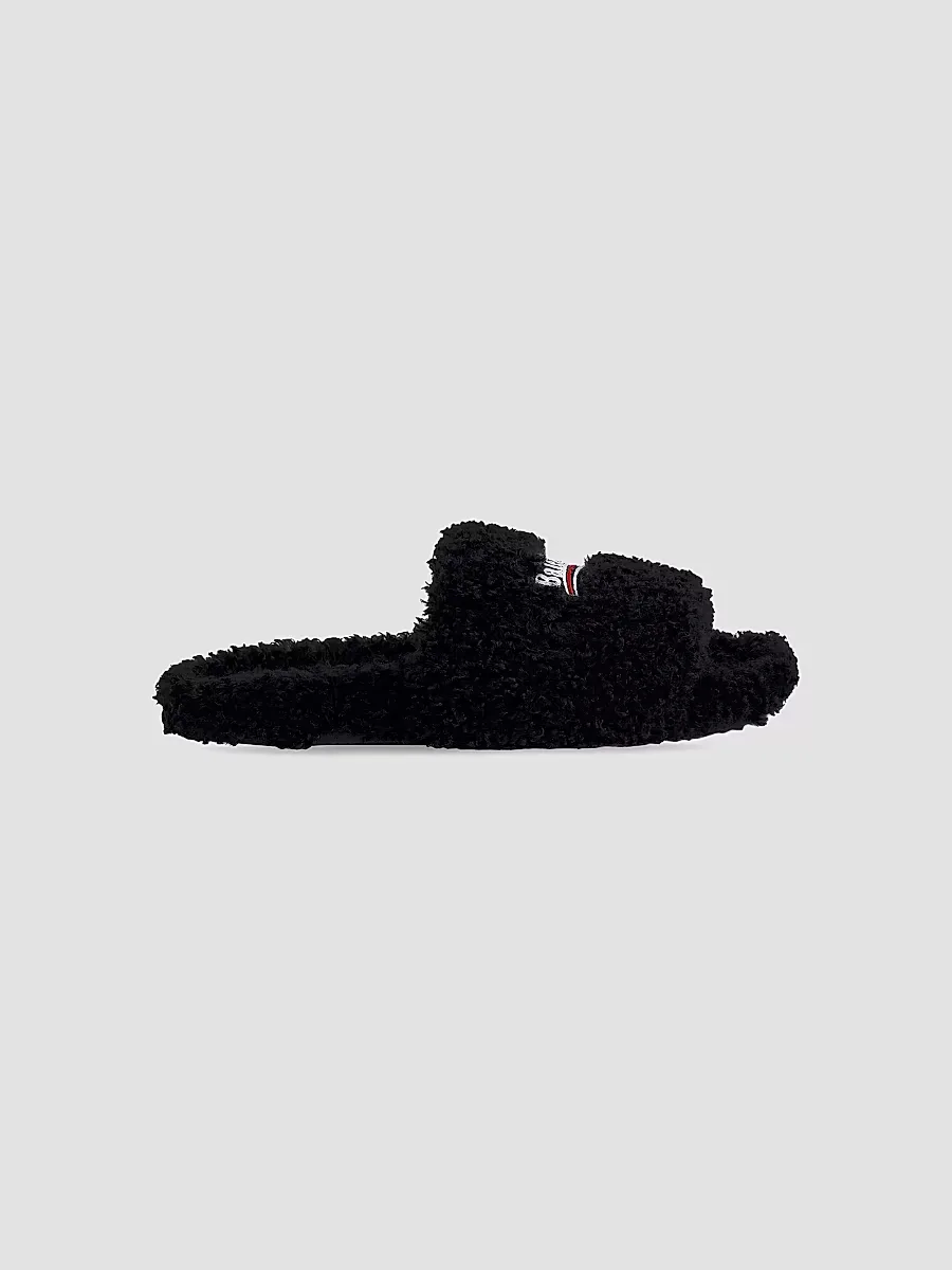 Fluffy Slide Sandals by Balenciaga