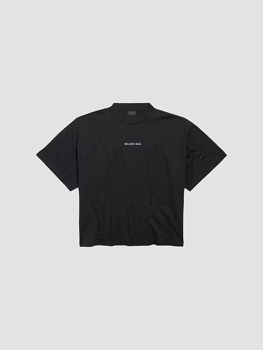 Back Cropped T-Shirt by Balenciaga