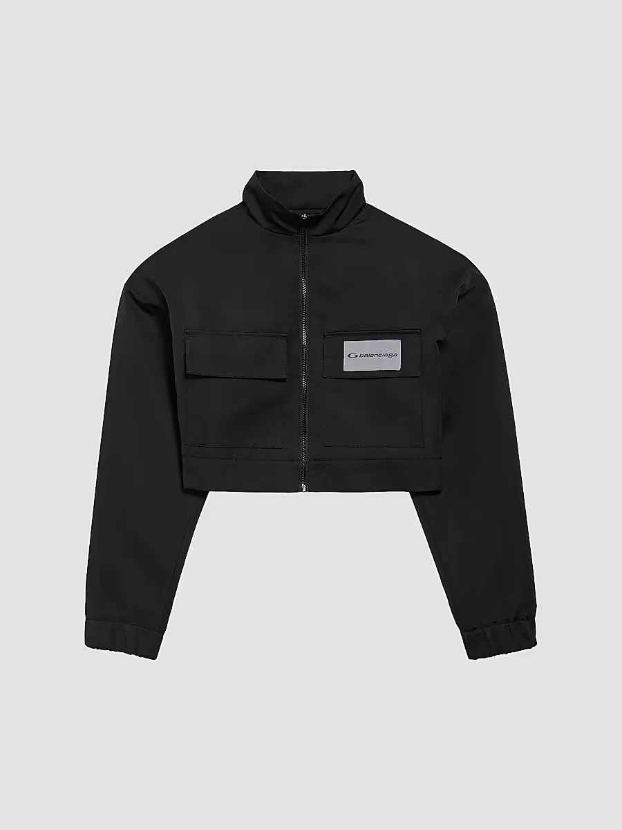 Cropped Tracksuit Jacket by Balenciaga