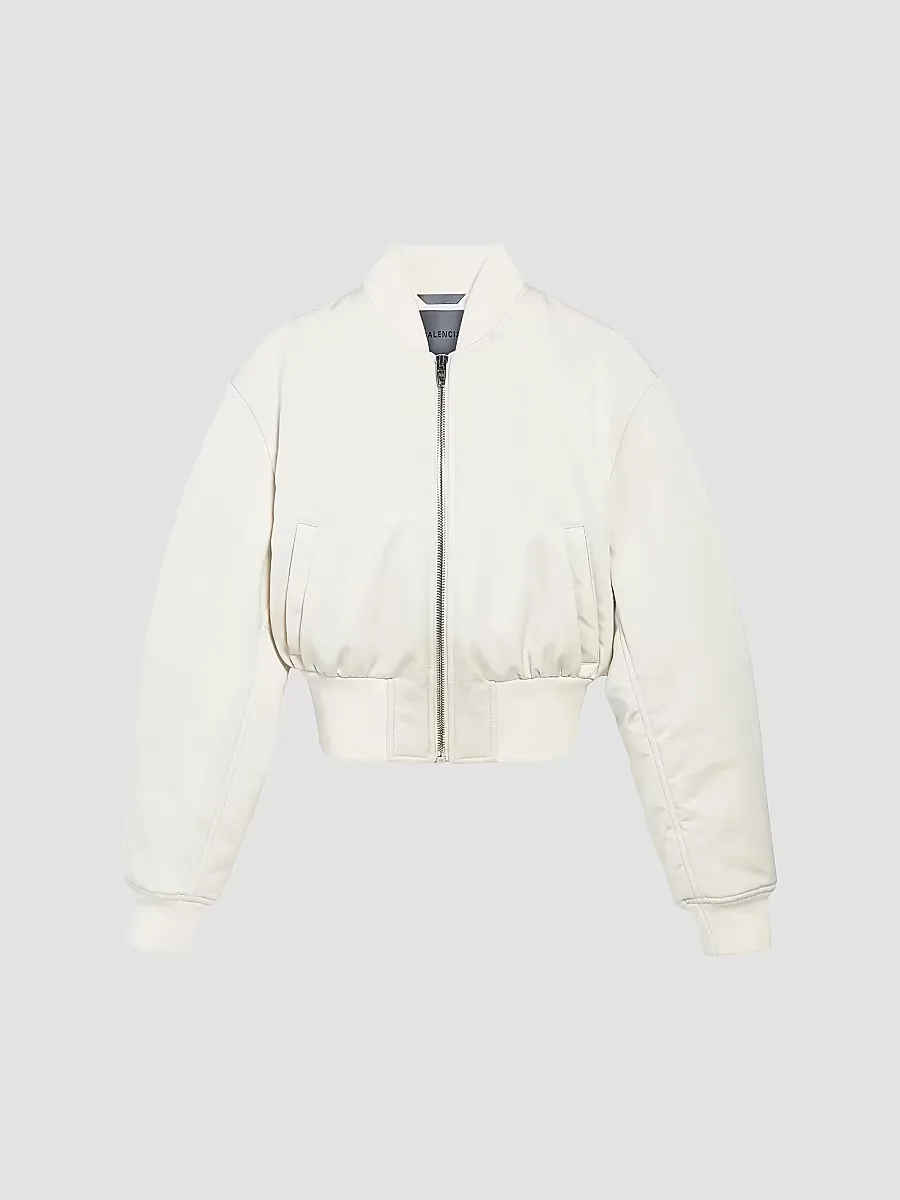 Cropped Bomber Jacket by Balenciaga