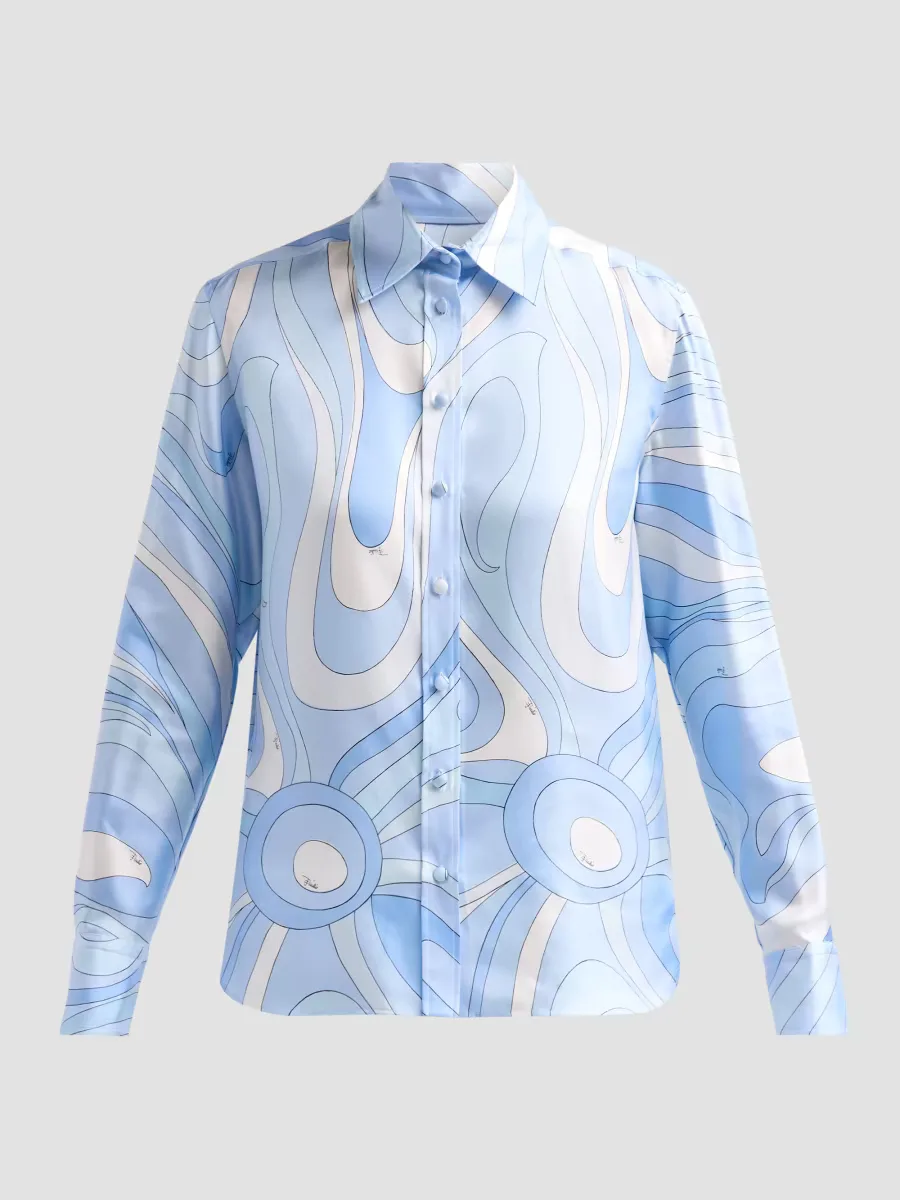 LAlba Silk Twill Shirt by Pucci