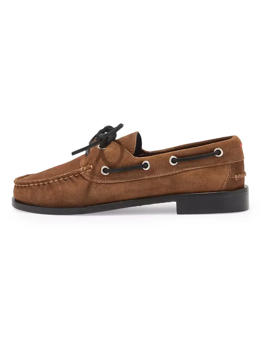 Harris Suede Boat Shoes by Aeyde