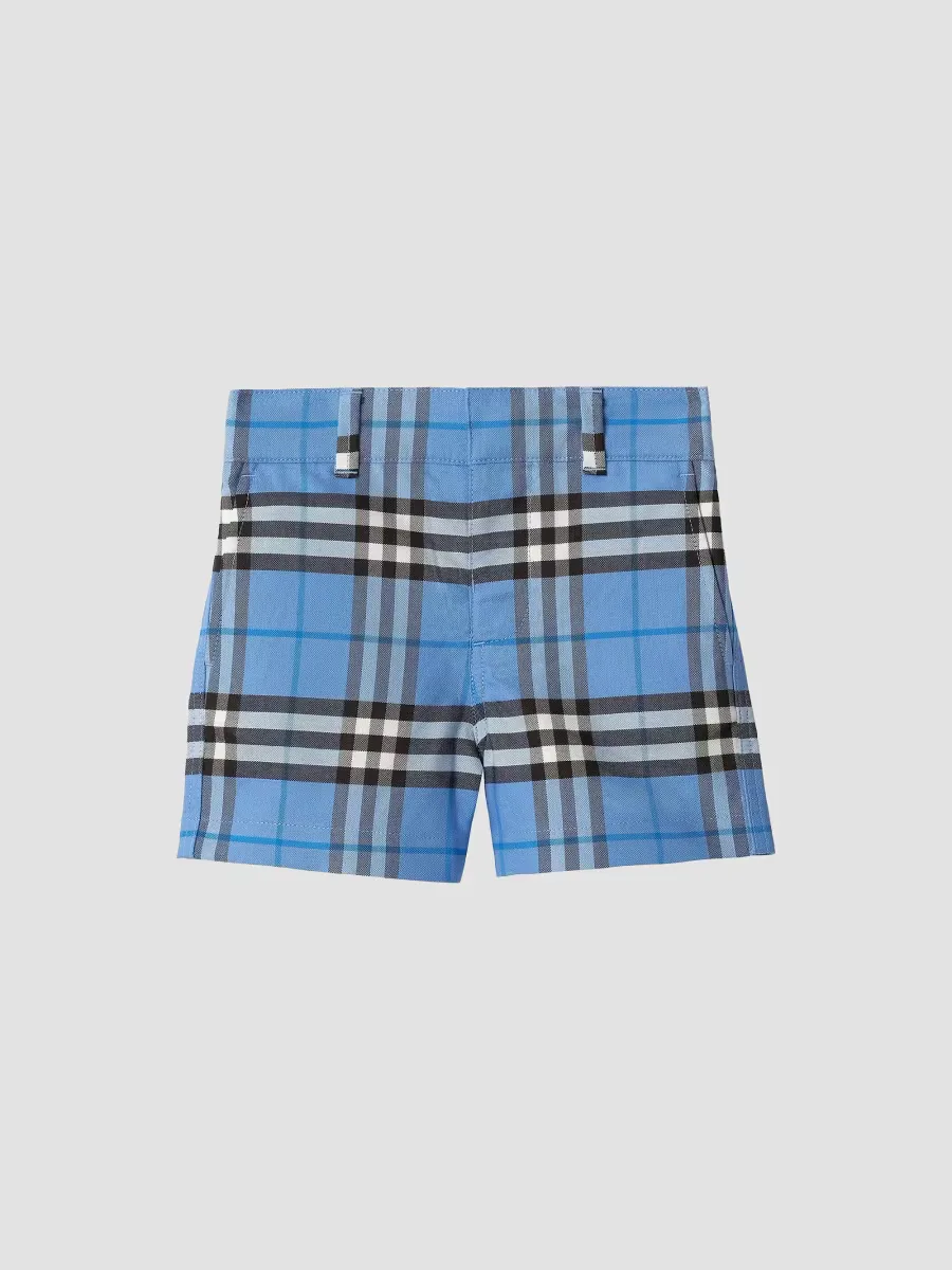 Check Oxford Shorts by Burberry