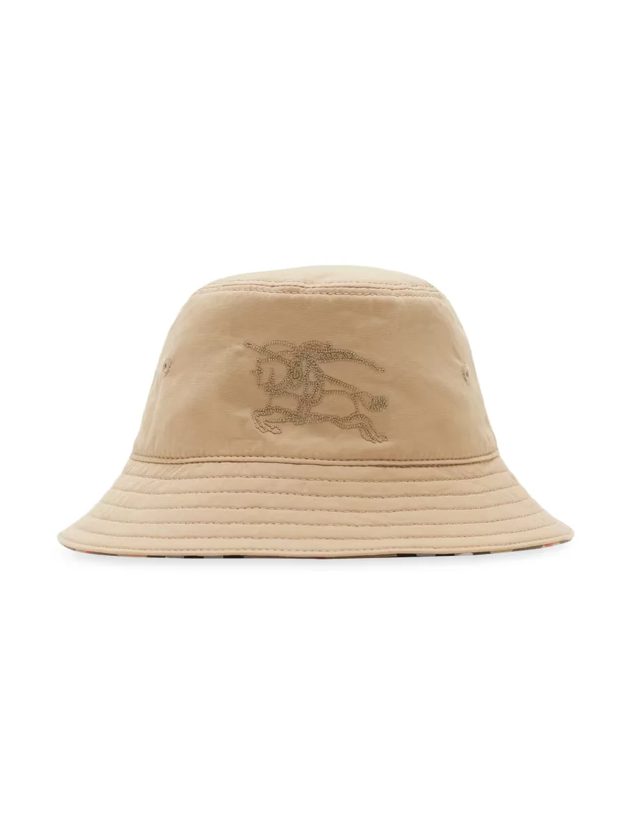 Reversible Canvas Bucket Hat by Burberry