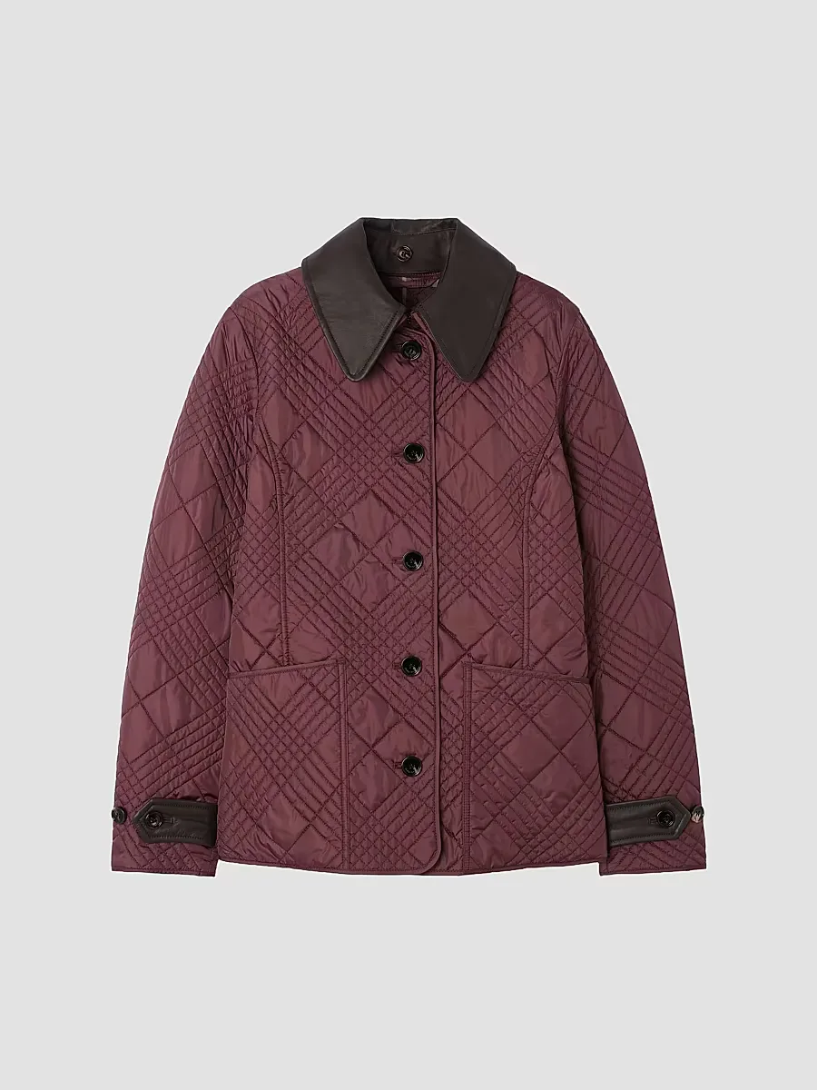 Fernleigh Check Quilted Jacket by Burberry