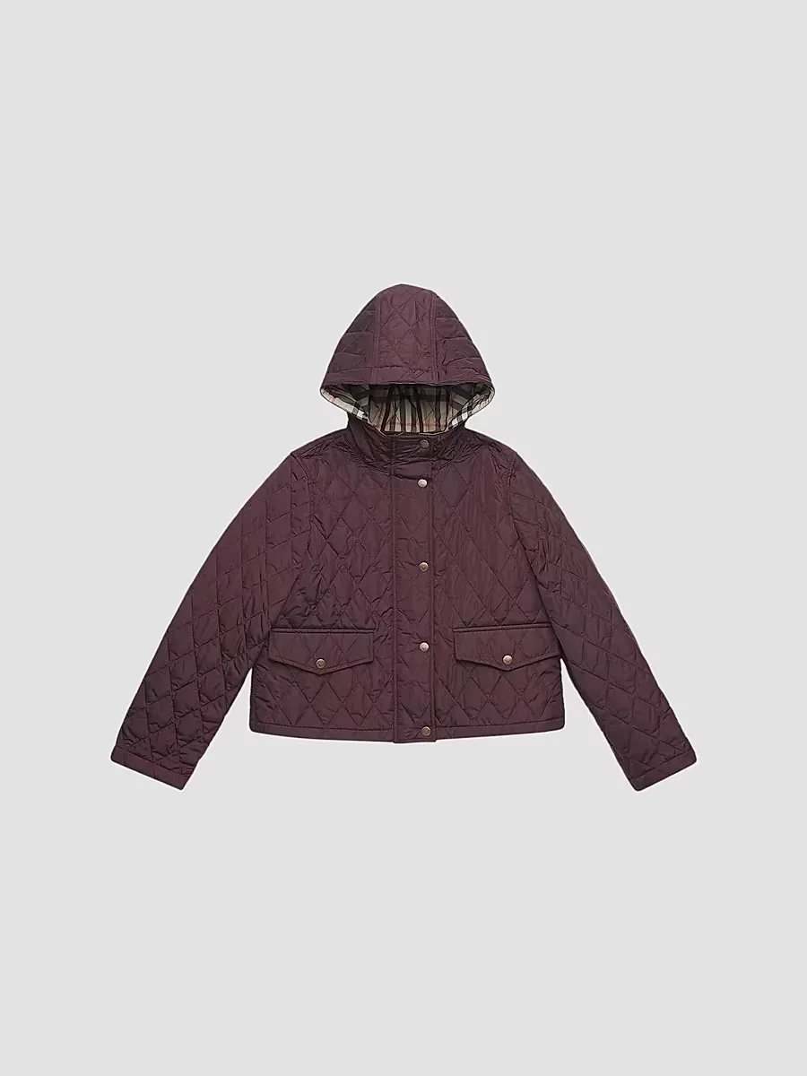 Quilted Hooded Jacket by Burberry