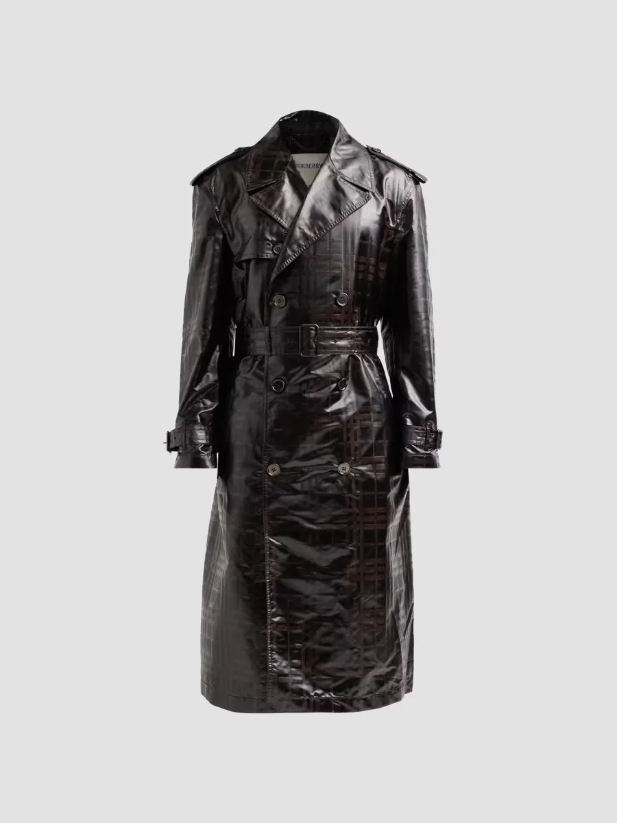 Ludlow Check Trench Coat by Burberry