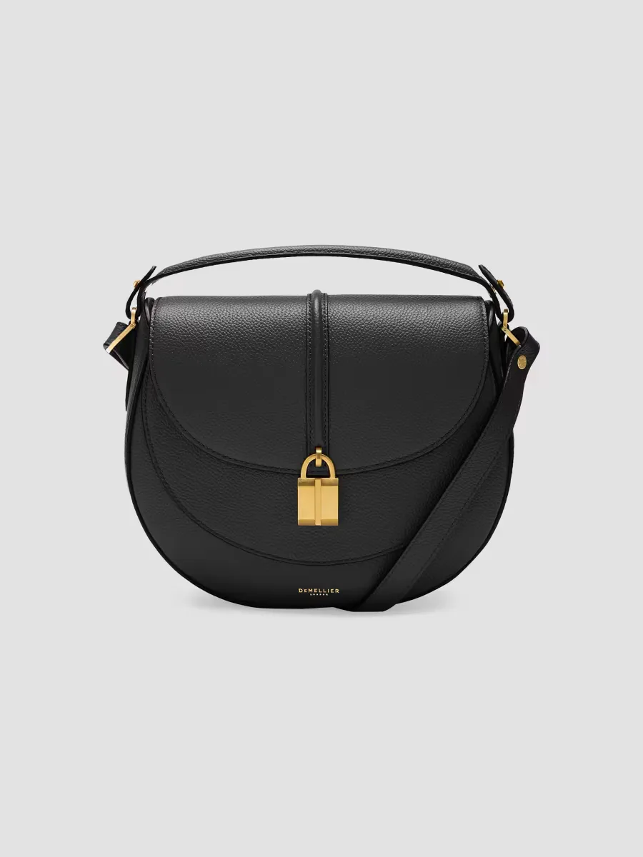 Sienna Saddle Grain Leather Crossbody Bag by DeMellier
