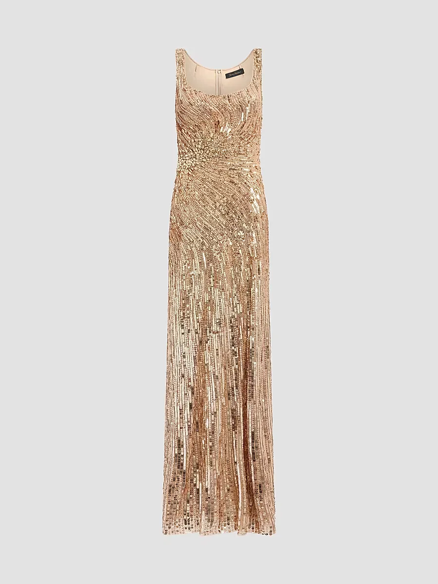 Solaris Sequin Gown by Jenny Packham