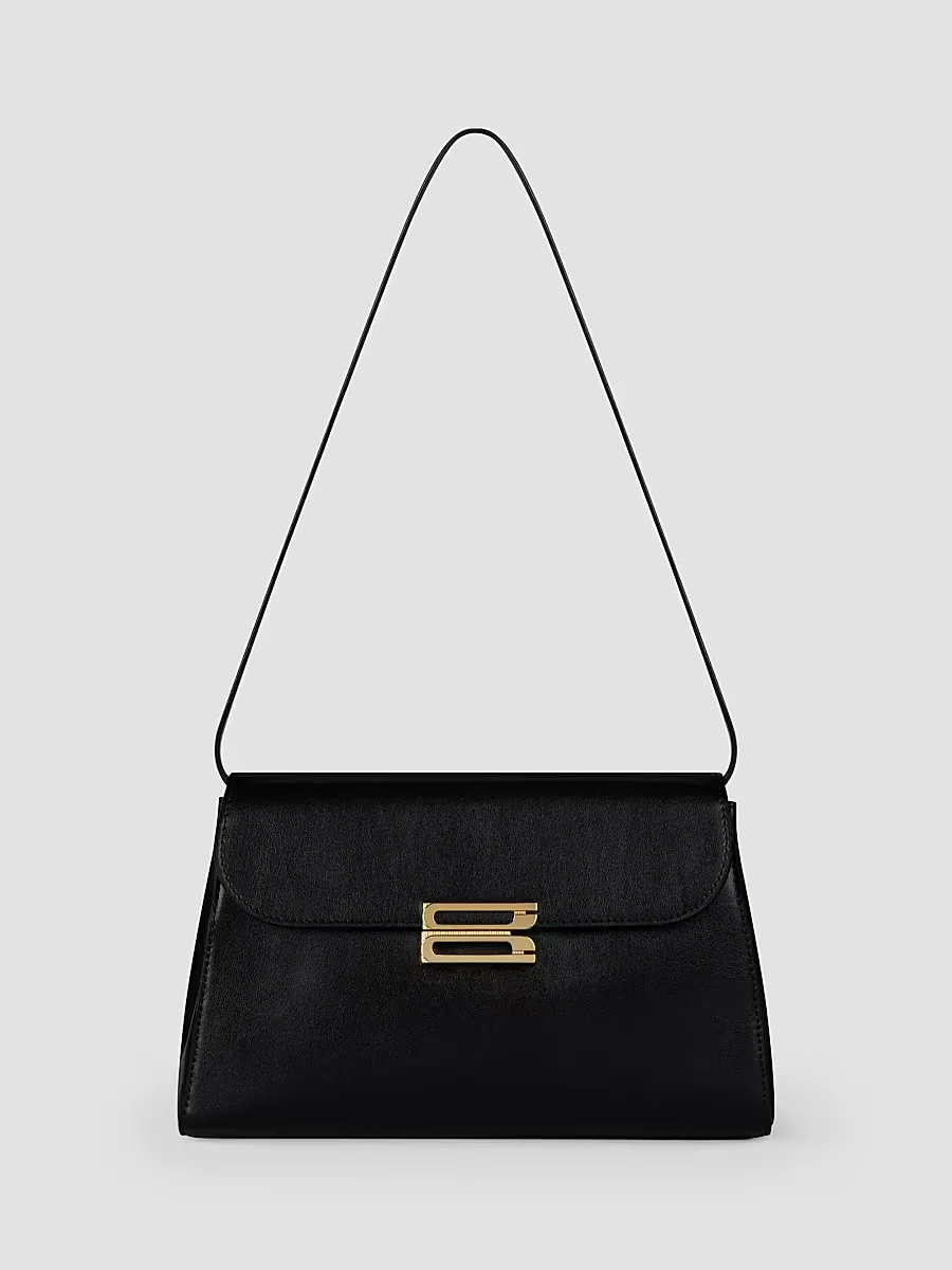Dorian Leather Trapeze Shoulder Bag