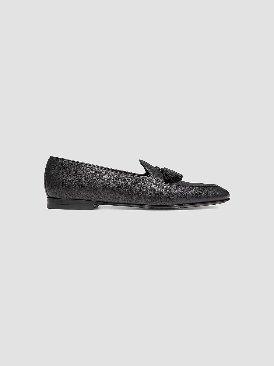 Lennox Leather Tassel Loafers by Manolo Blahnik