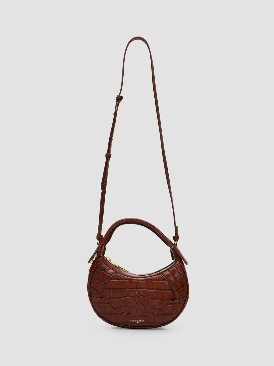 Biker Leather Crossbody Bag by Casablanca