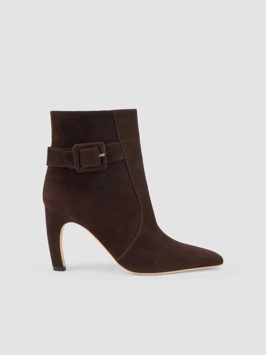 Rowan 90MM Suede Ankle Boots by Malone Souliers