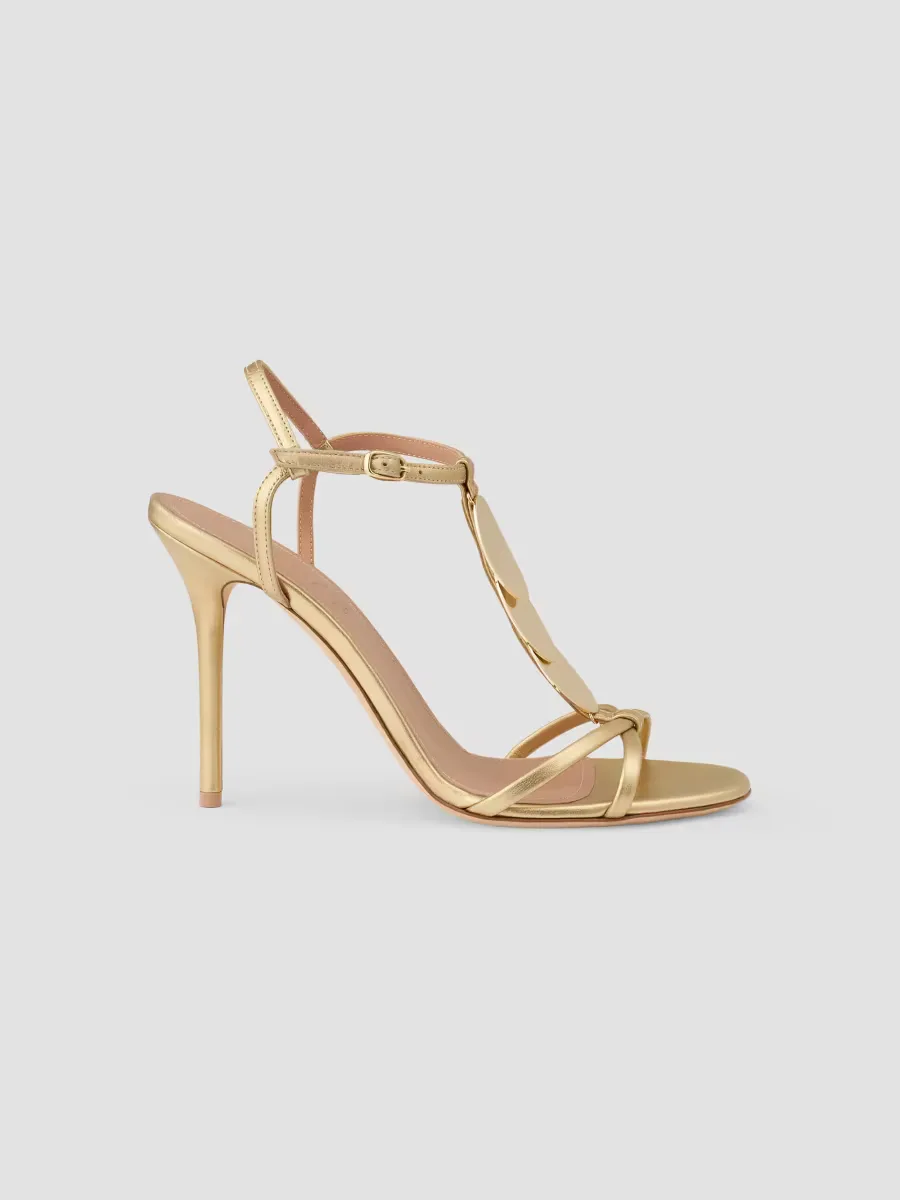 Kali 100MM Leather Stiletto Sandals