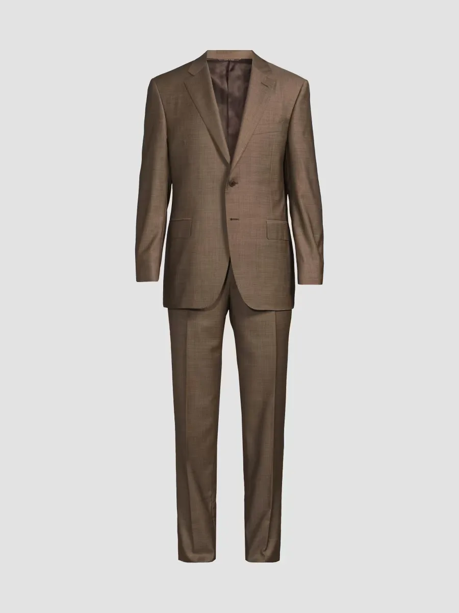Siena Notch Lapel Wool Suit by Canali