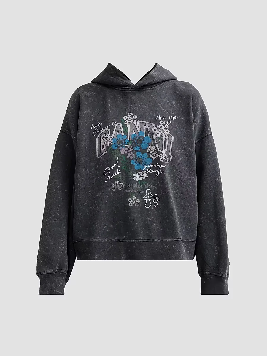 Isoli Crop Hoodie by GANNI