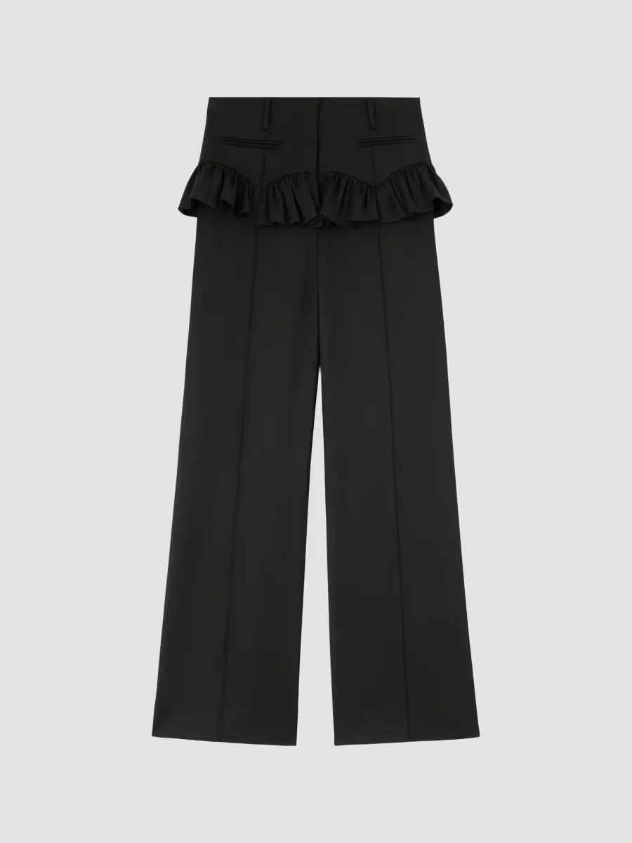 Calendered Skirt Pants by GANNI