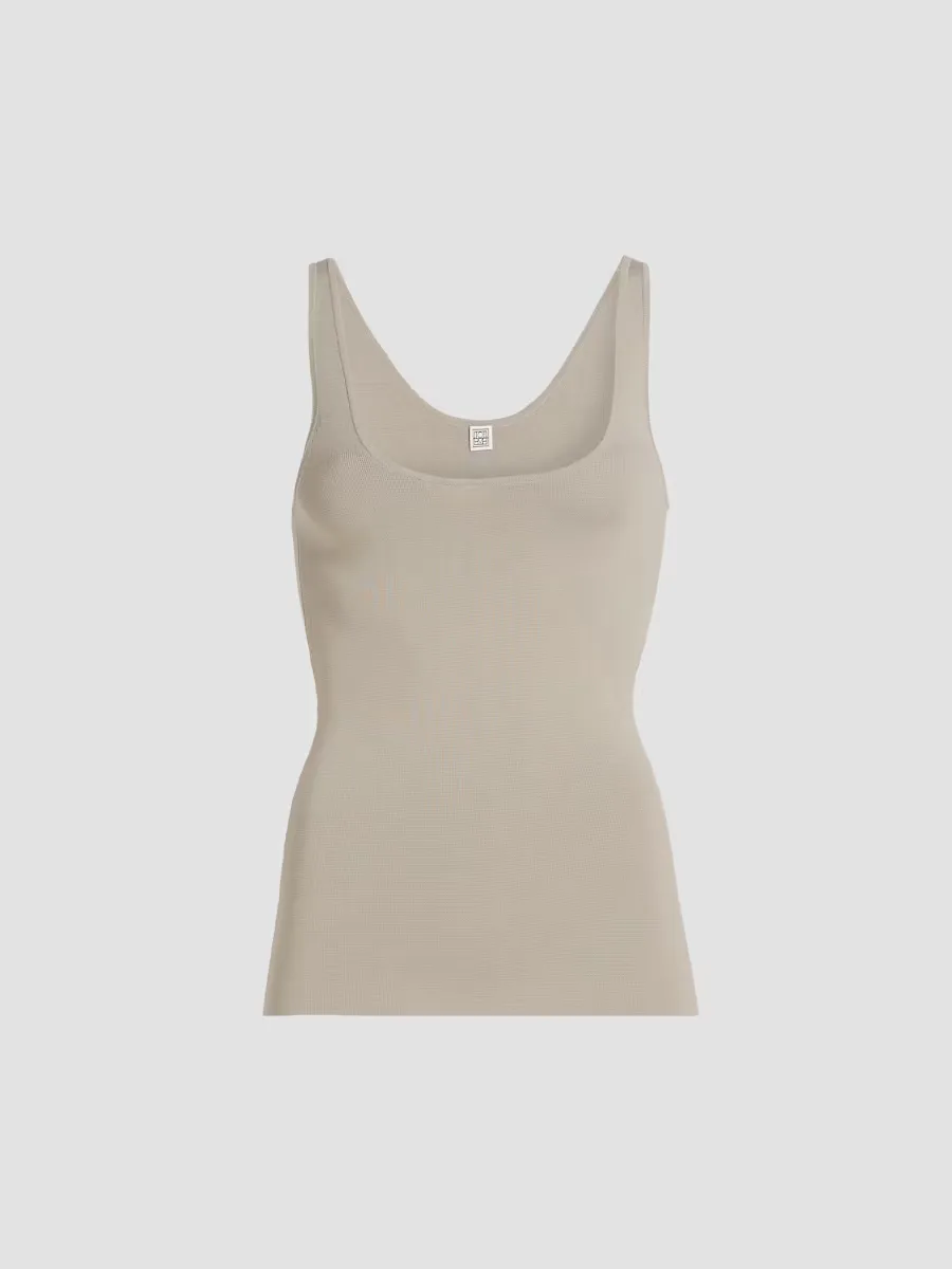 Compact Jersey Tank by Totême