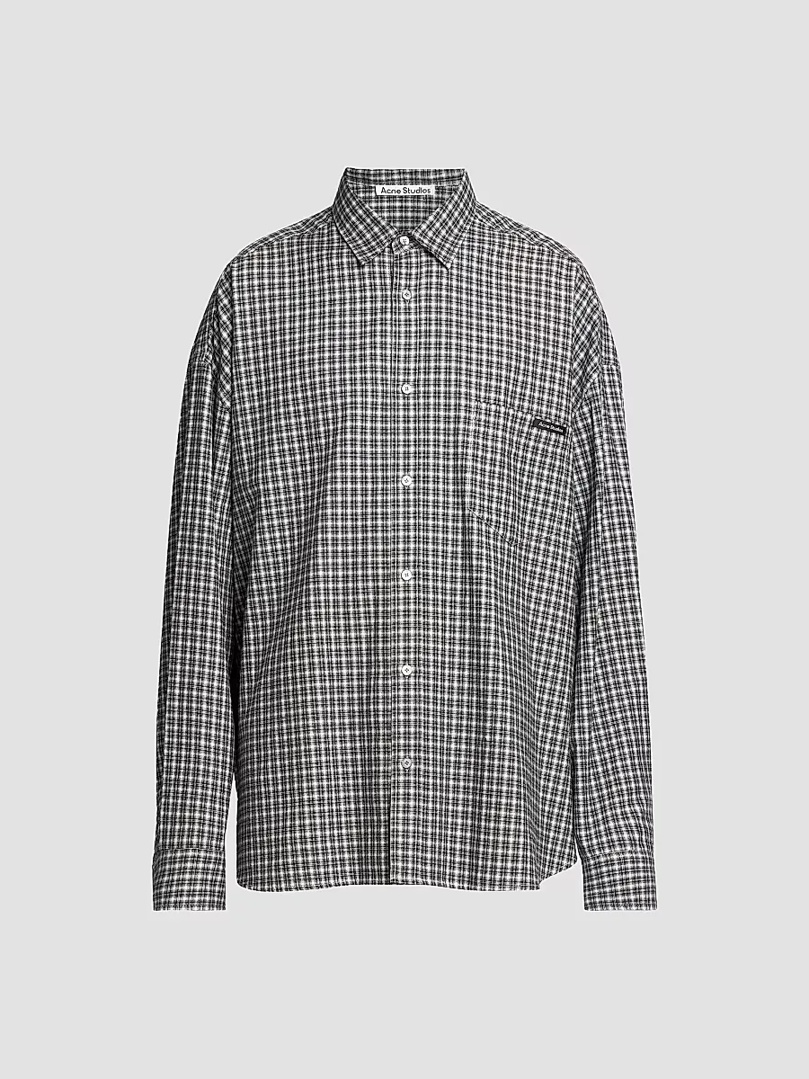 Soffia Washed Flannel Check Shirt