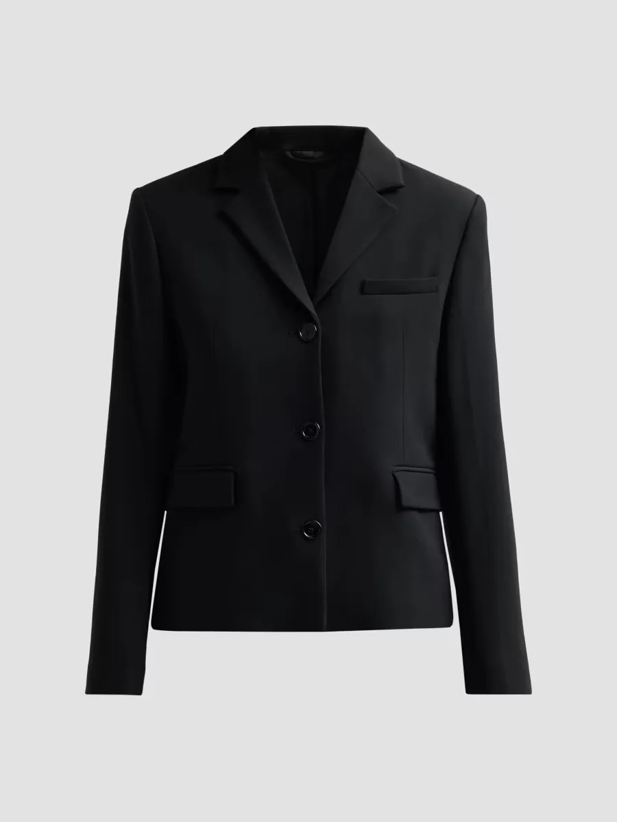 Stretch-Wool Blazer by Totême