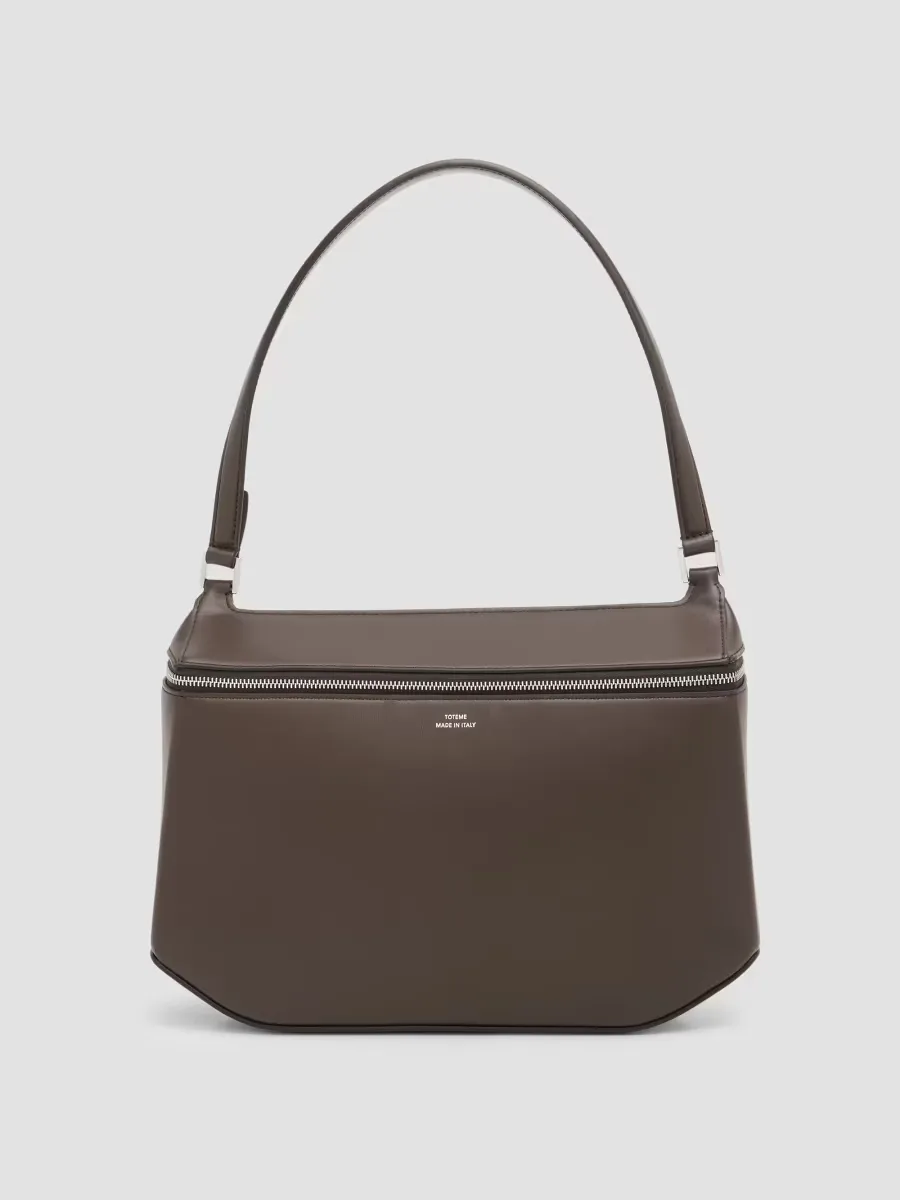 Clip Leather Shoulder Bag by Totême