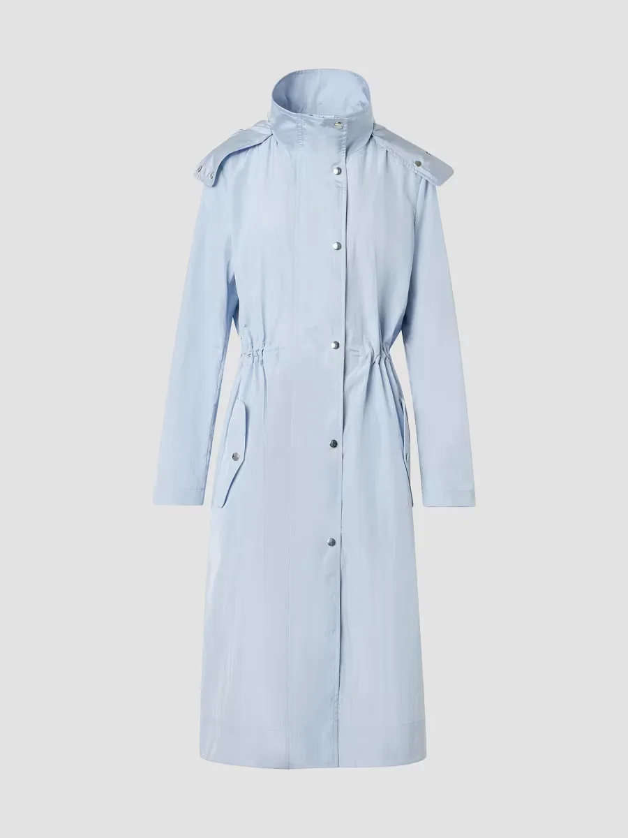 Water Repellent Hooded Parka Coat by Akris Punto