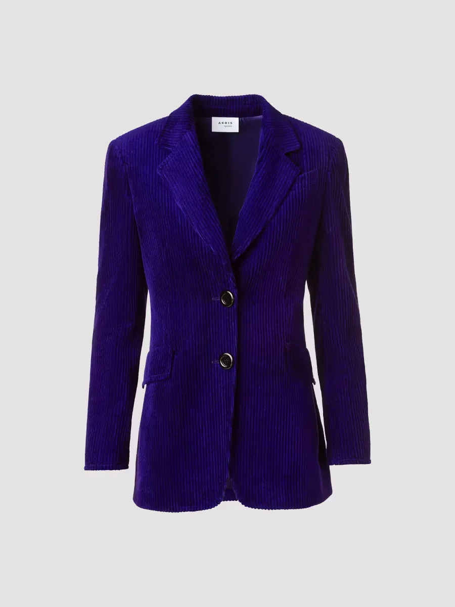 Corduroy Boyfriend Blazer by Akris Punto