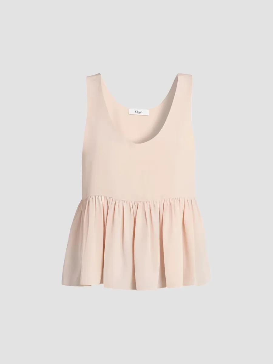 Babydoll Silk Top by Chloé