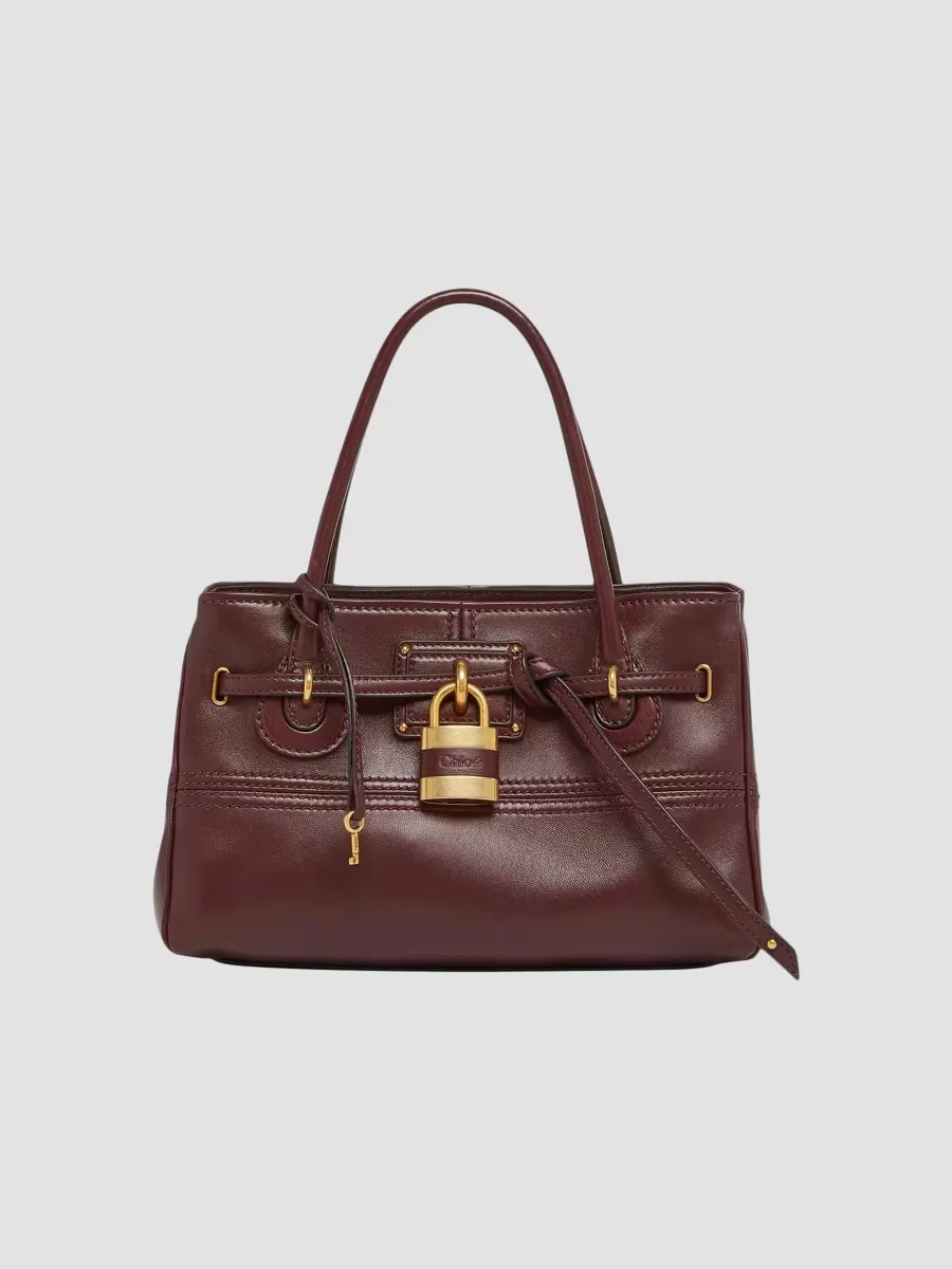 Paddington Small Leather Top Handle Bag by Chloé