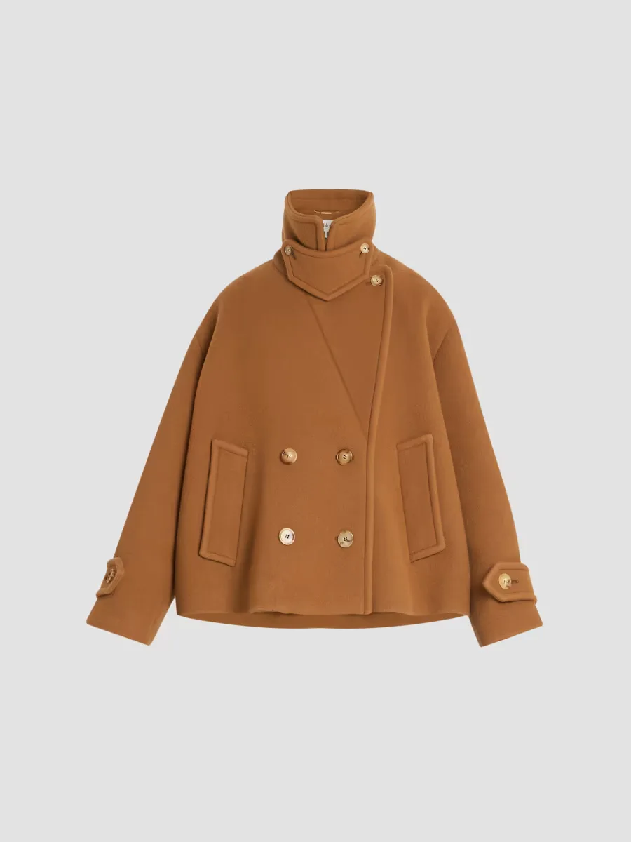 Virgin Wool-Blend Double-Breasted Peacoat by Chloé