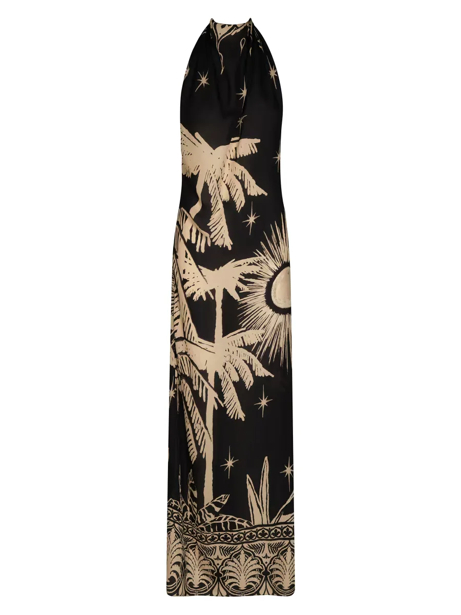 Musical Flower Maxi Dress by Johanna Ortiz