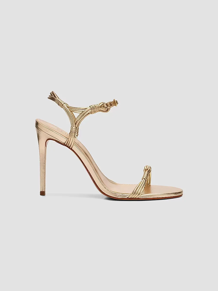 Nara 100MM Strappy Leather Stiletto Sandals by SCHUTZ