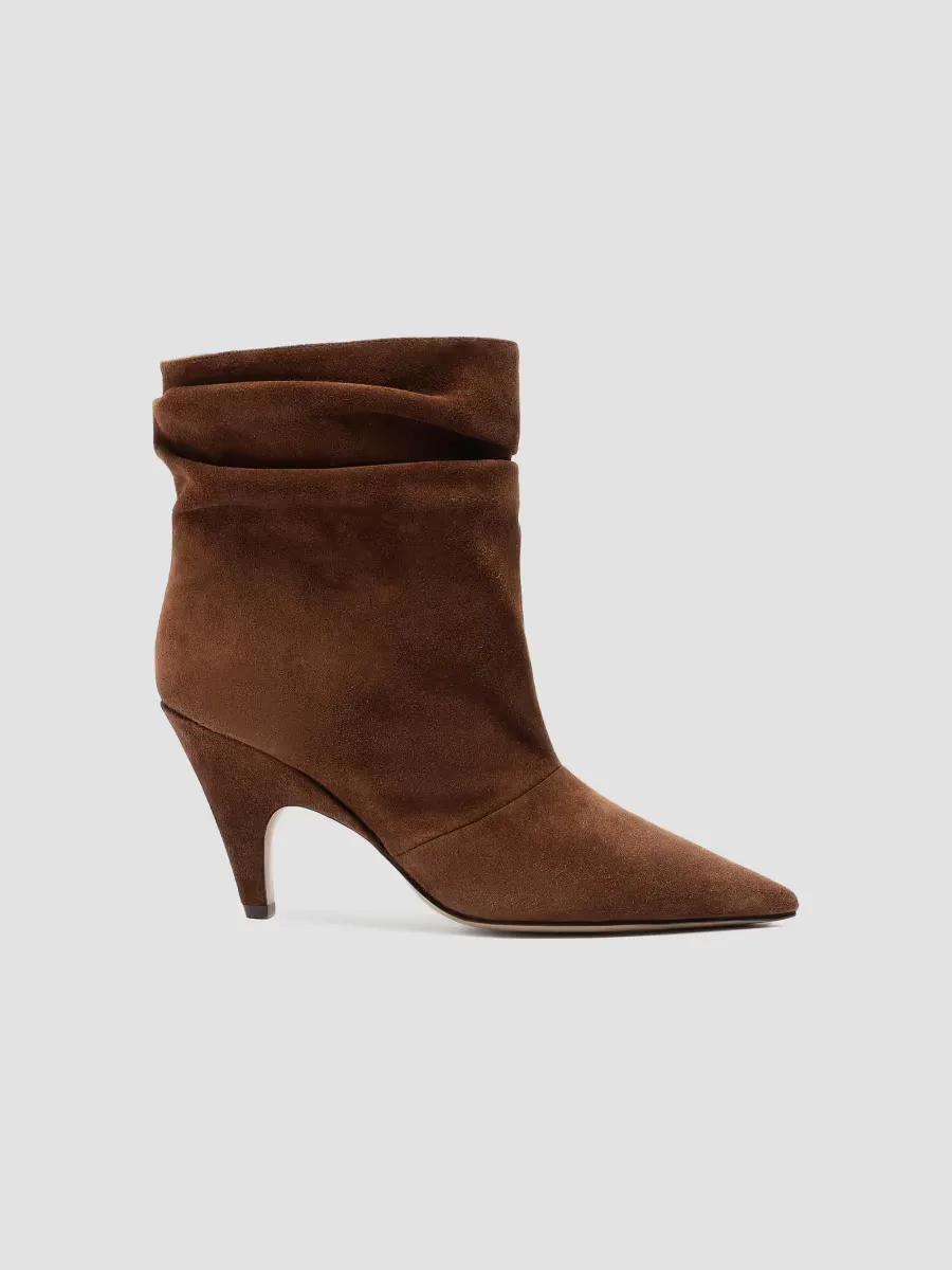 Tati 85MM Suede Slouchy Boots by Alexandre Birman
