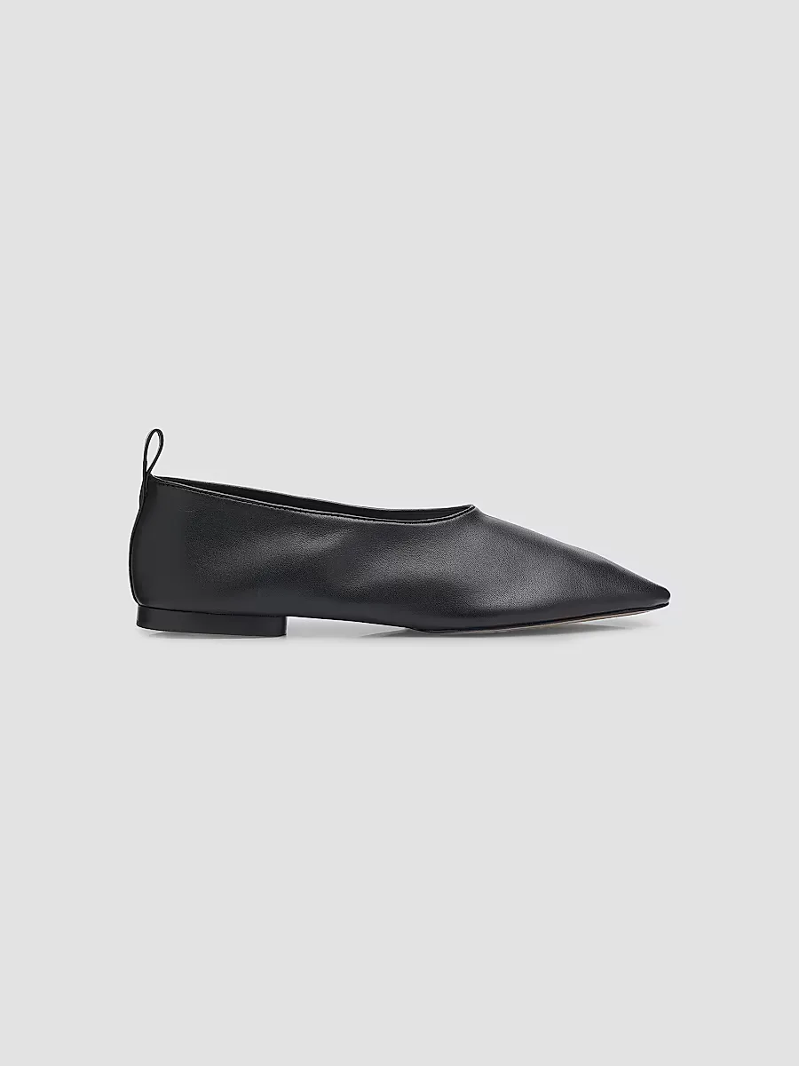 Hadley Leather Ballerina Flats by SCHUTZ