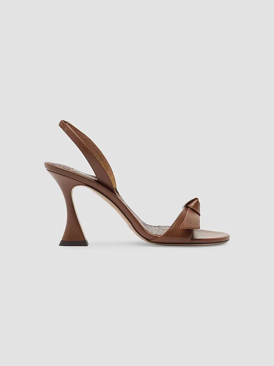 Clarita 85MM Leather Slingback Sandals