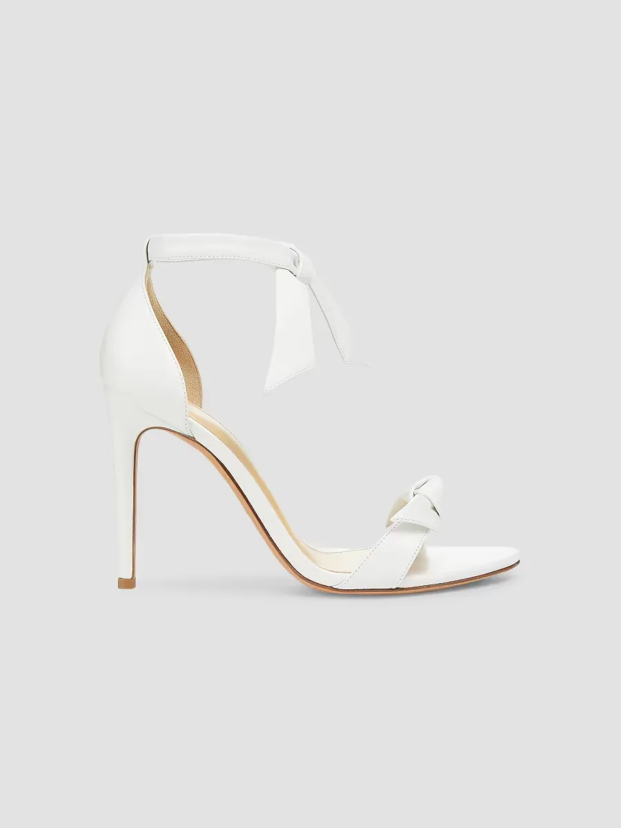 Clarita Bow Leather Sandals by Alexandre Birman