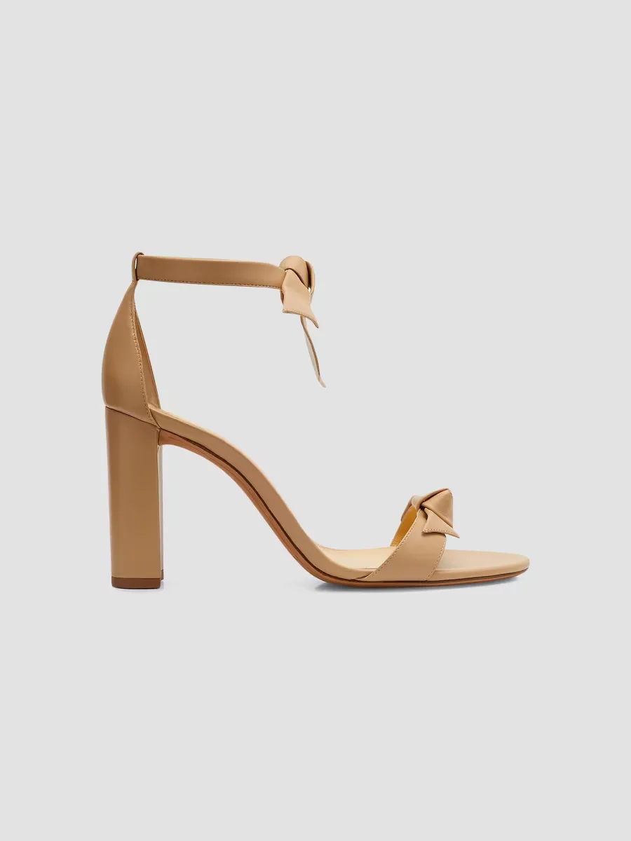 Clarita 90MM Knotted Leather Sandals by Alexandre Birman