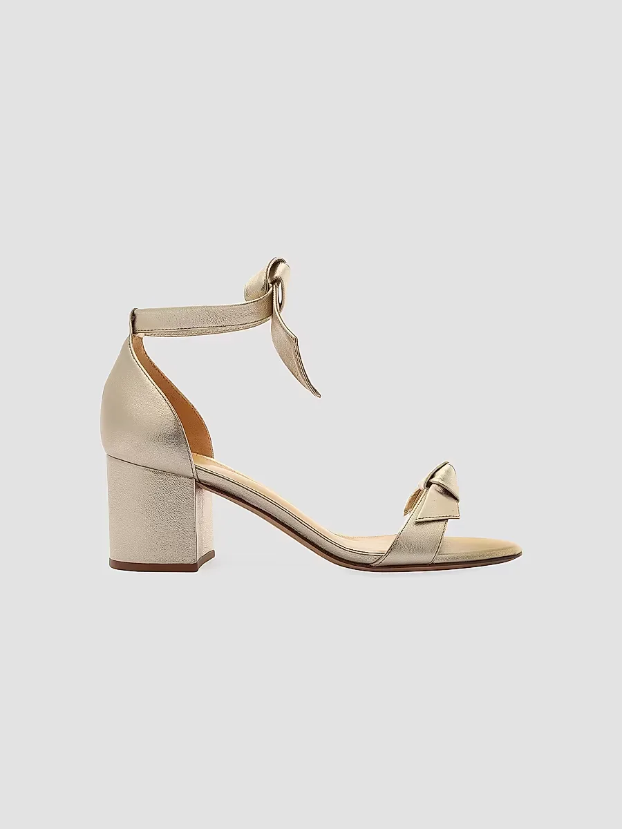 Clarita 60MM Metallic Leather Sandals by Alexandre Birman